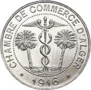10 Centimes Alger Chamber of Commerce obverse image