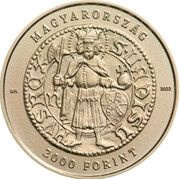 2000 Forint The Golden florin of Hunyadi János, Hungary, 2022 reverse image