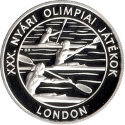 3000 Forint XXX Summer Olympic Games London 2012, Hungary, 2012 reverse image