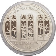 5000 Forint Hungary's European Union membership, Hungary, 2004 reverse image