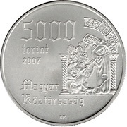 5000 Forint St. Elizabeth of Hungary - Árpádházi Szent Erzsébet obverse image