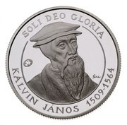5000 Forint János Kálvin, Hungary, 2009 reverse image