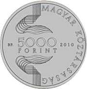 5000 Forint European Watersport Championships obverse image