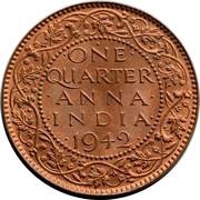 ¼ Anna - George VI reverse image