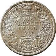 1 Rupee - George V, India, 1912-1936 reverse image