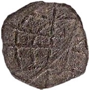 1 Dinheiro - Manuel I Goa mint reverse image