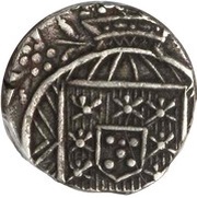 ½ Xerafim - João VI Big armillary sphere, Goa mint, India, 1818-1823 reverse image