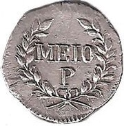 ½ PARDAU - Pedro V Goa Mint, India, 1857-1861 reverse image