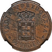 ½ Tanga - Carlos I Lisboa mint reverse image