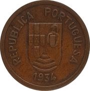 1 Tanga- Republic Lisboa mint obverse image