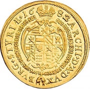 2 Ducats - Leopold I Graz, Austria, 1674-1684 reverse image