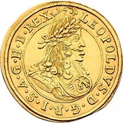 2 Ducats - Leopold I Graz obverse image