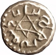 2 Chuckrams - Avittam Thirunal Bala Rama Varma, India, 1809-1810 reverse image
