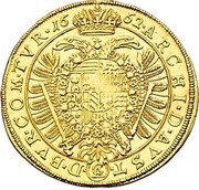 5 Ducats - Leopold I Vienna, Austria, 1662-1663 reverse image