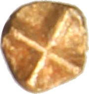 ⅒ Fanam - Bele, India, 1500-1800 reverse image