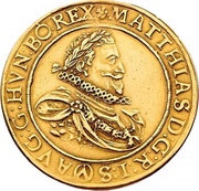 10 Ducats - Matthias II Vienna obverse image