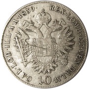 10 Kreuzers - Ferdinand I reverse image