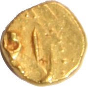 ½ Fanam - Shah Alam II, India, 1759-1806 reverse image