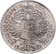 1 Thaler - Maria Theresia Hall, Austria, 1765-1772 reverse image