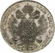 1 Thaler - Leopold II Vienna reverse image