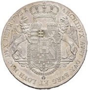 1 Thaler - Franz II, Austria, 1792 reverse image
