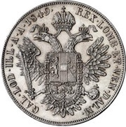 1 Thaler - Francis Joseph I First years of reign reverse image