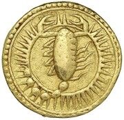 1 Mohur - Jahangir Scorpio - Agra mint obverse image