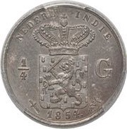 ¼ Gulden obverse image