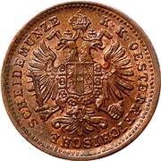1 Kreuzer Larger eagle obverse image