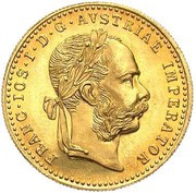1 Ducat - Francis Joseph I obverse image