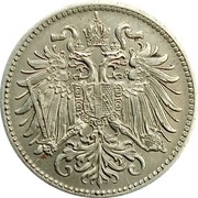10 Heller Shield with lion and stars obverse image