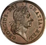 ½ Penny - George I obverse image