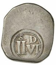 ½ Crown Dublin Siege coinage, Ireland, 1642-1643 reverse image