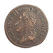 30 Pence - James II Gun Money Small Coinage obverse image