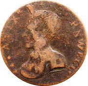 ½ Penny Dublin - Cornwell's obverse image