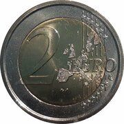 2 Euros Treaty of Rome reverse image