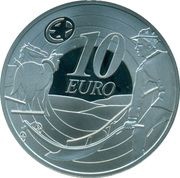 10 Euros Ploughman Banknote reverse image