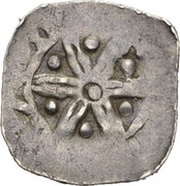 1 Pfennig - Bernhard von Spanheim, Austria, 1202-1256 reverse image