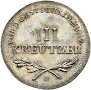 3 Kreutzer - Franz II reverse image