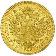 1 Ducat - Johann Wenzel, Austria, 1771 reverse image