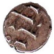 Qandhari Dirham "Damma" - Ahmad, Islamic states, 950-1001 reverse image