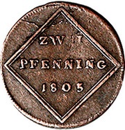 2 Pfenning - Ferdinand III of Austria-Tuscany reverse image