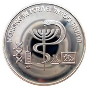 1 New Sheqel Medicine in Israel, Israel, 1995 reverse image