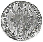 2 Soldi ou parpaiola - Federico Landi, Italy, 1622-1623 reverse image