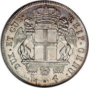 4 Lire obverse image
