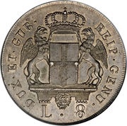 8 Lire obverse image