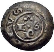 Denaro "scodellato" - Commune, Anonymous Bishops obverse image