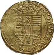 Gold Florin - Charles I, Italy, 1627-1637 reverse image