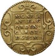 Gold Florin - Charles I, Italy, 1627-1637 reverse image