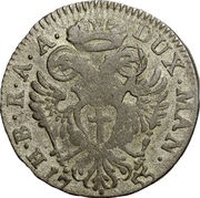 20 Soldi - Maria Theresia, Italy, 1755-1757 reverse image